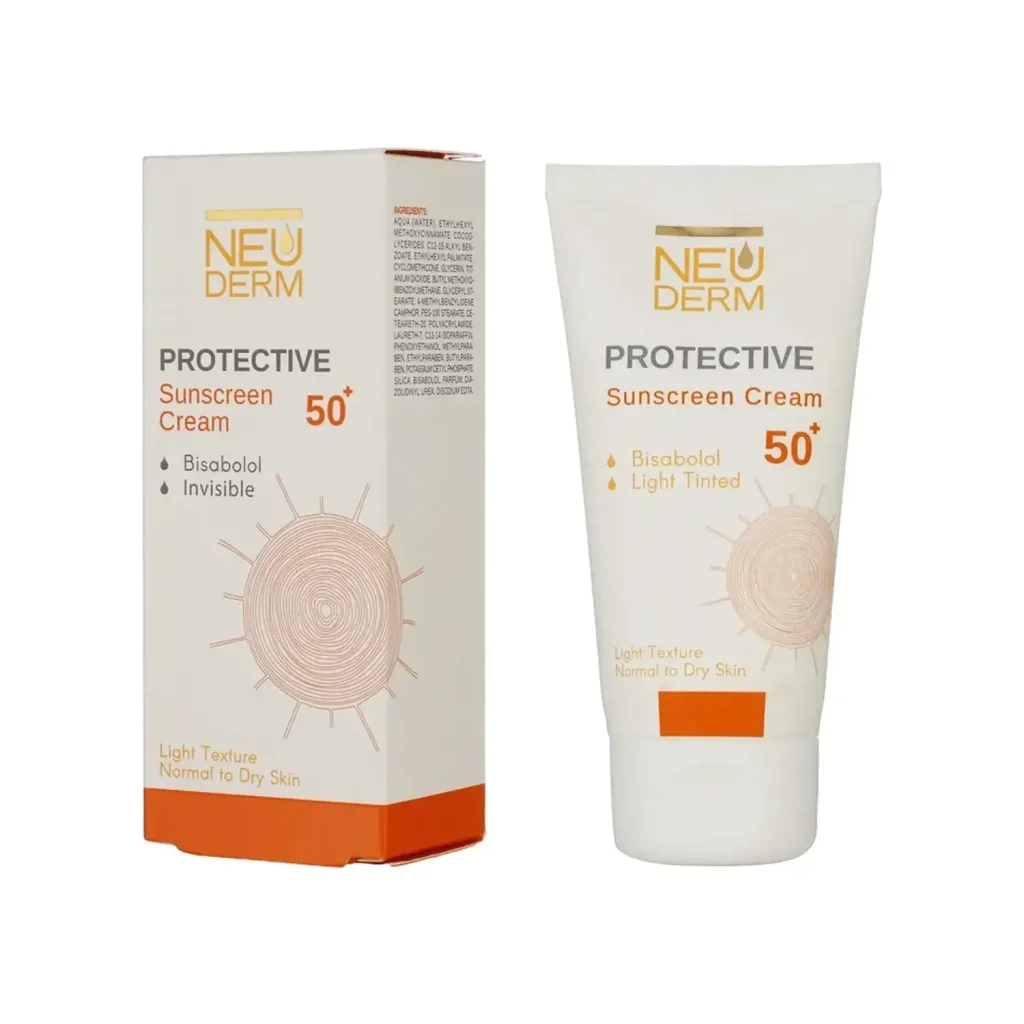 کرم ضد آفتاب نئودرم مدل Highly Protective Invisible SPF50 مناسب پوست خشک و معمولی حجم 50 میلی لیتر – بی رنگ