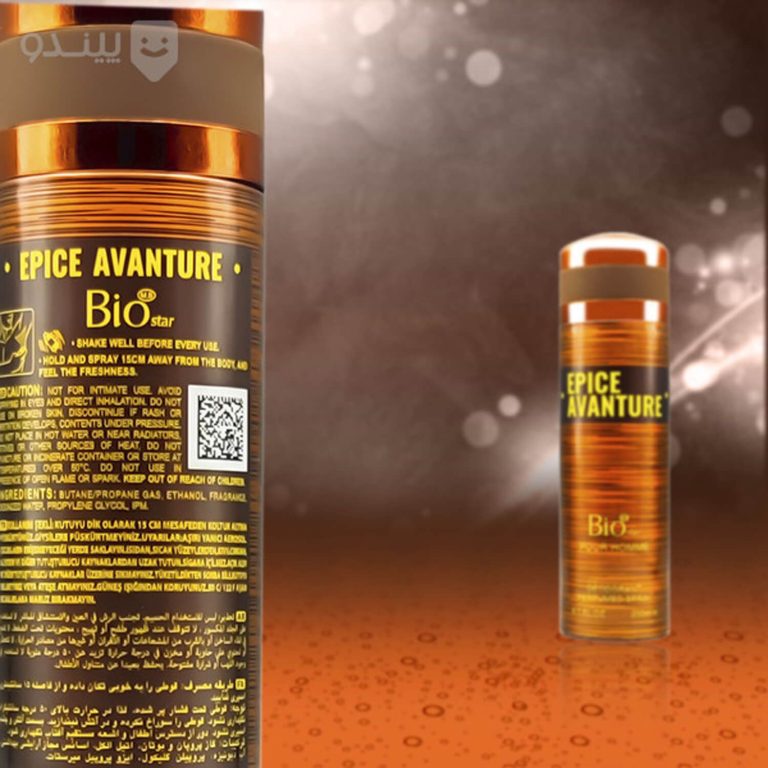اسپری بدن مردانه بیو استار مدل Epice Avanture حجم 200 میلی لیتر