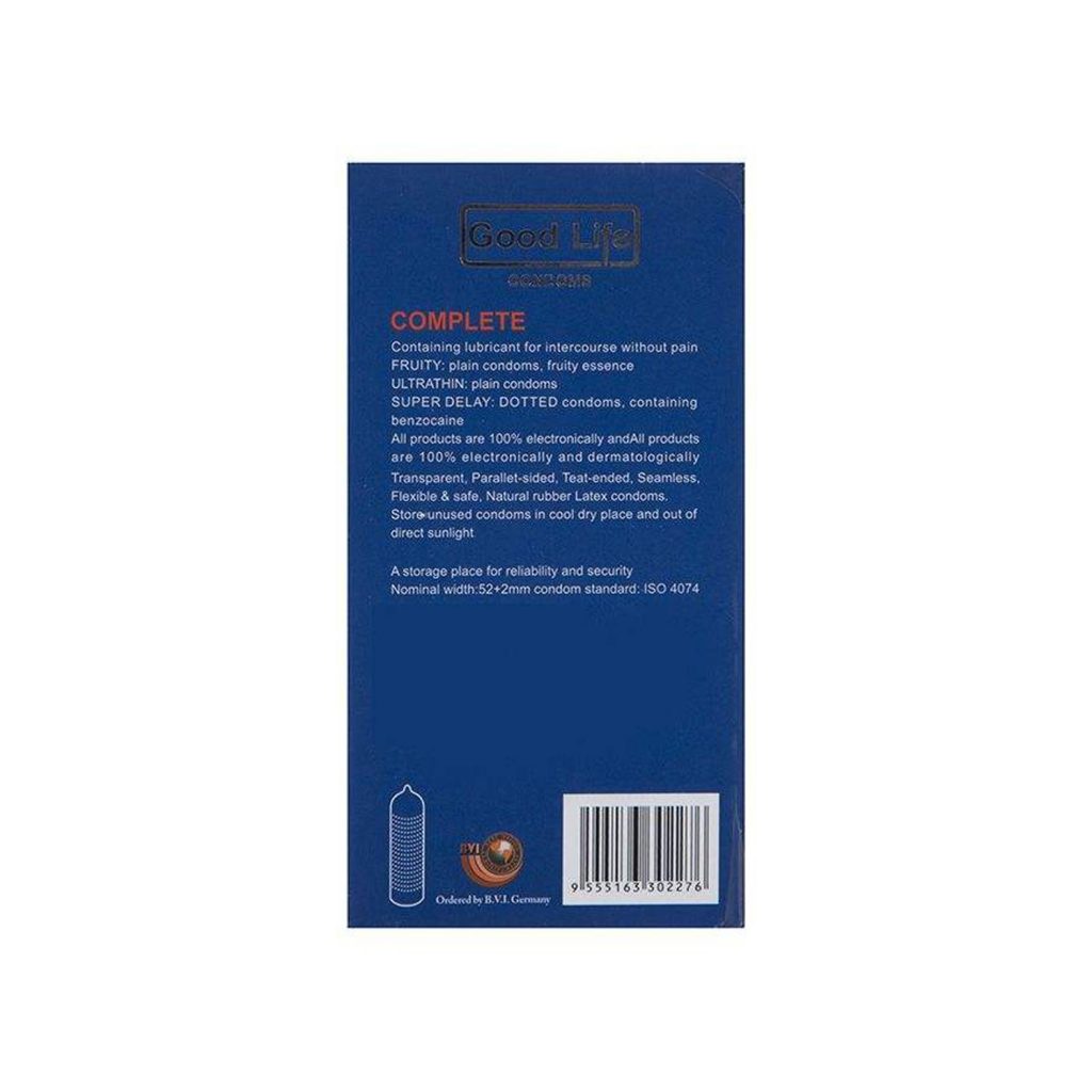 کاندوم گودلایف مدل Complete بسته 12 عددی