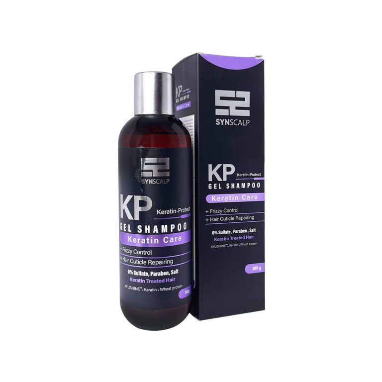 ژل شامپو ساین اسکالپ مدل KP مناسب موهای کراتینه وزن 300 گرم