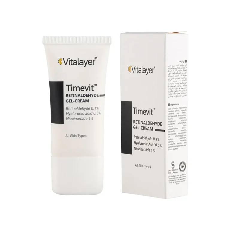 کرم ژل رتینالدئید ویتالیر مدل Timevit حجم 30 میلی لیتر
