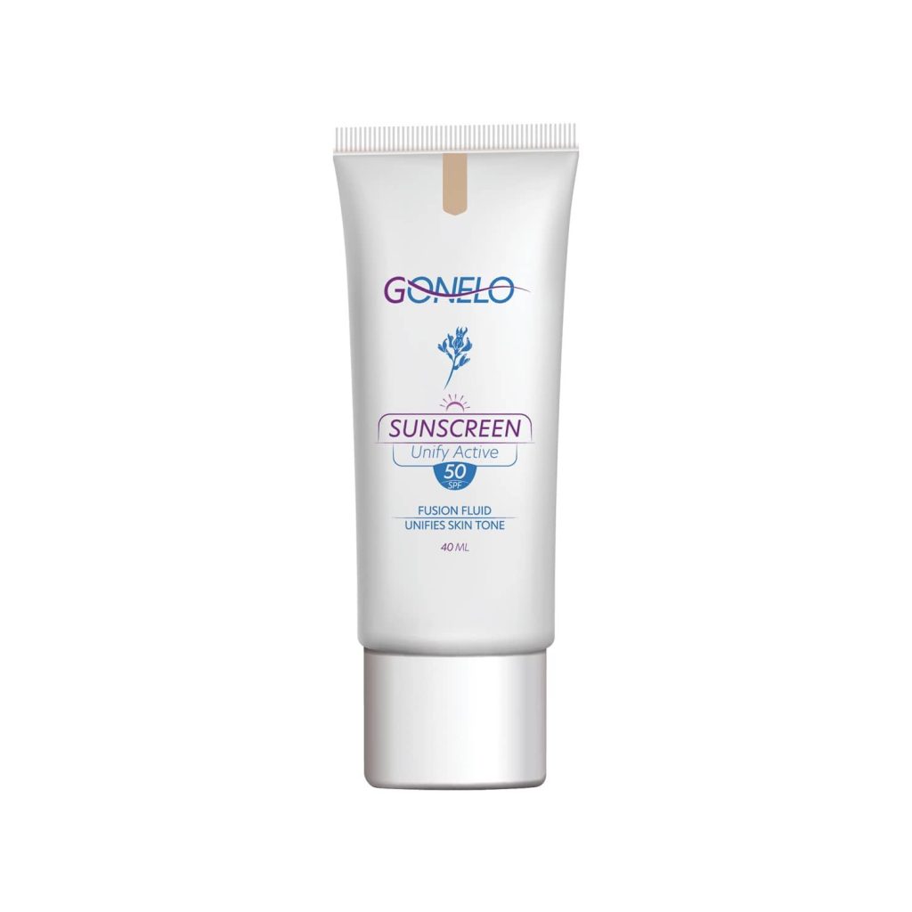 ضد آفتاب فیوژن فلوئید SPF 50 گونلو مدل Unify Active حجم 40 میلی لیتر – رنگ طبیعی