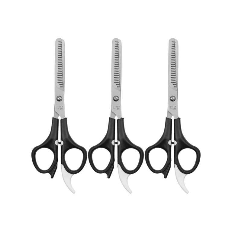 قیچی آرایشگاهی اصلاح مو پیتاژ تایگر مجموعه 3 عددی