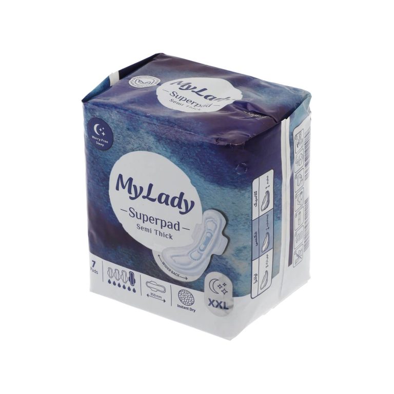 نوار بهداشتی مای لیدی سری Superpad Semi Thick سایز خیلی خیلی بزرگ بسته 7 عددی