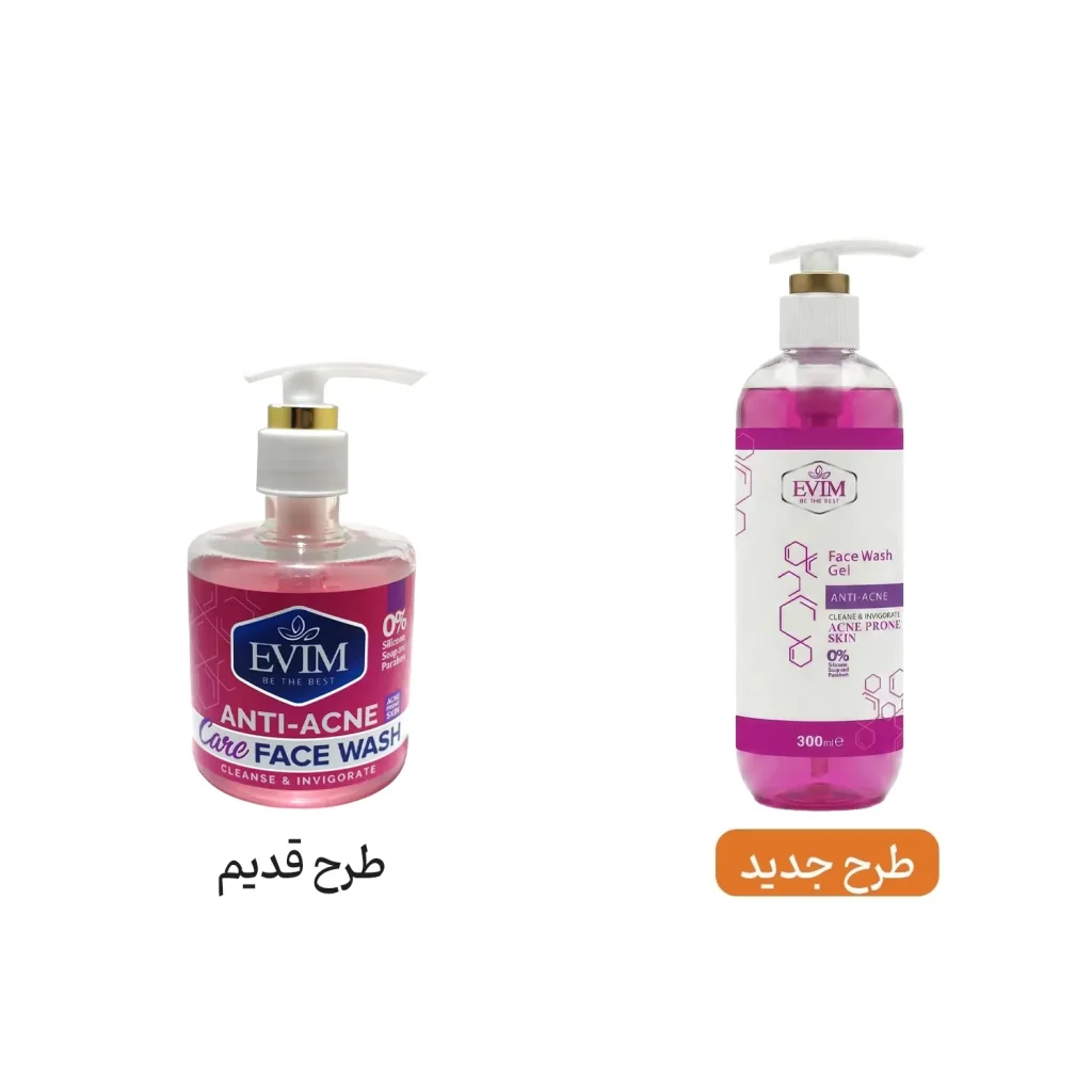 فیس واش ایویم مدل Anti Acne حجم 300 میلی لیتر