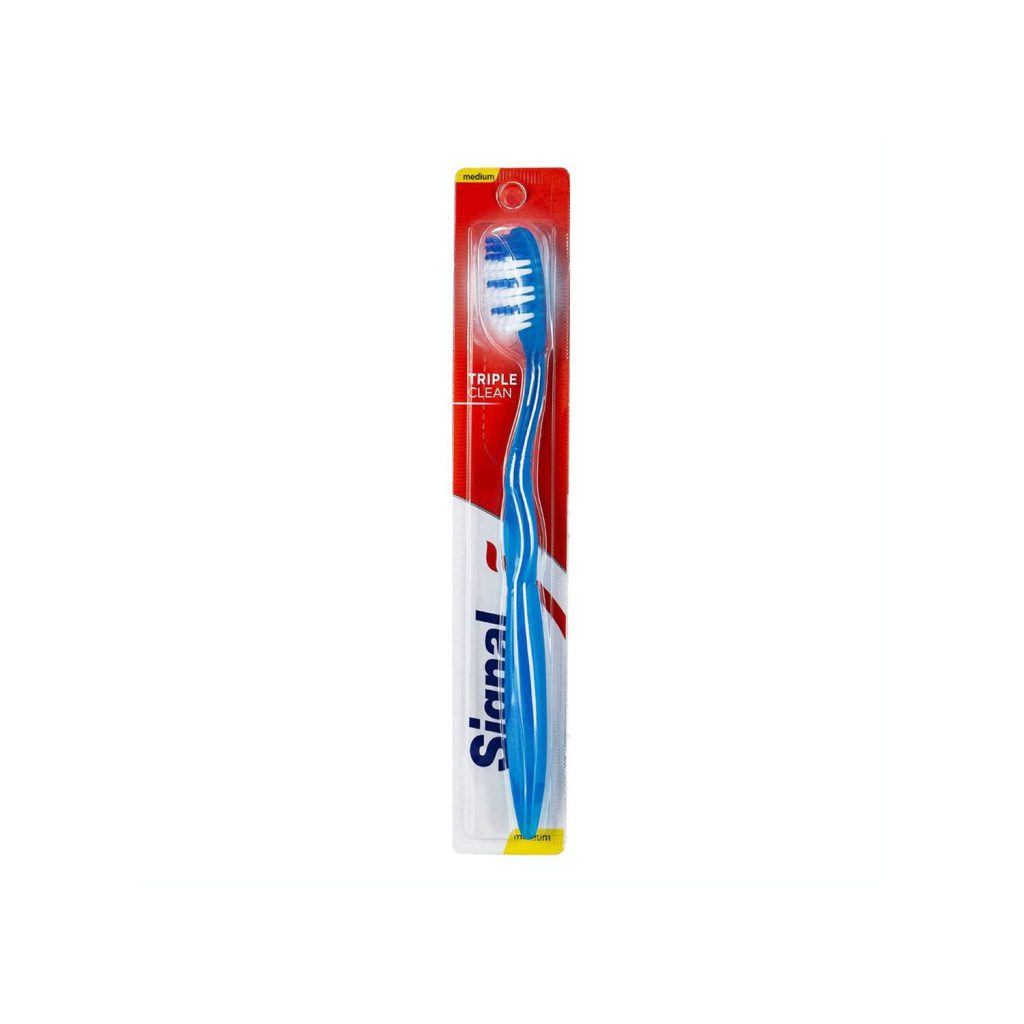 مسواک سیگنال مدل Triple Clean – آبی