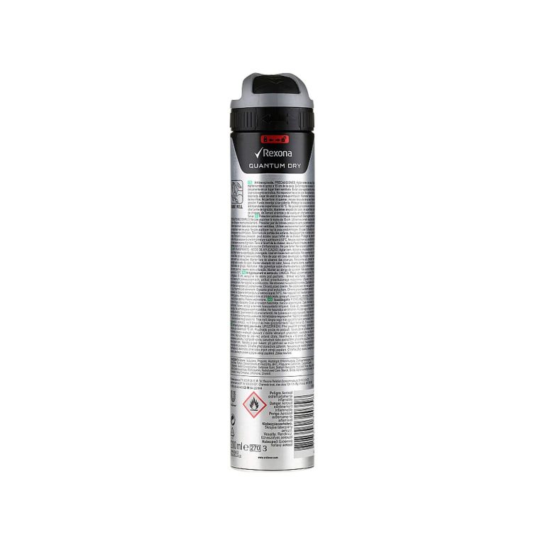 اسپری ضد تعریق مردانه رکسونا مدل Quantum Dry حجم 200 میلی لیتر