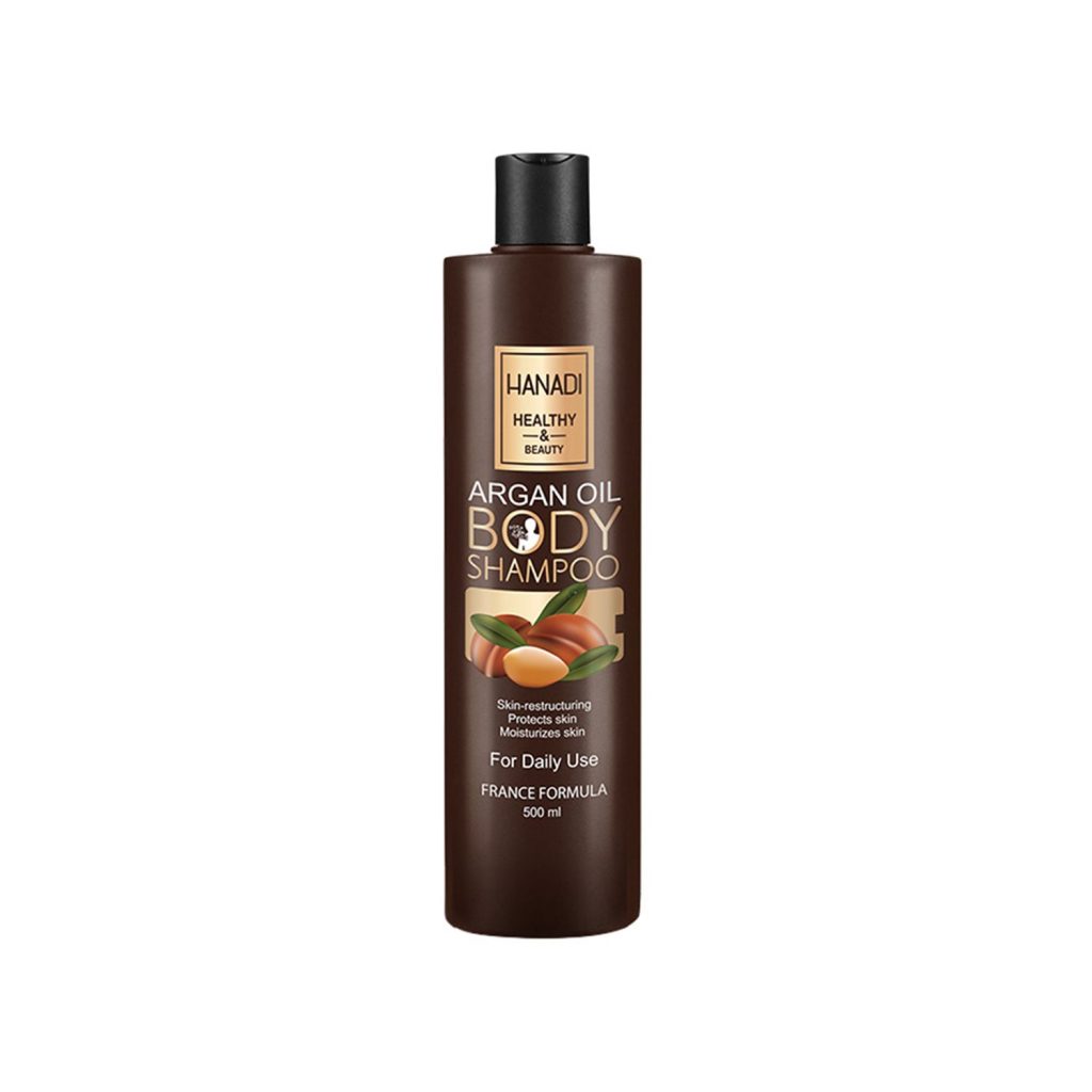 شامپو بدن هانادی مدل Argan حجم 500 میلی لیتر