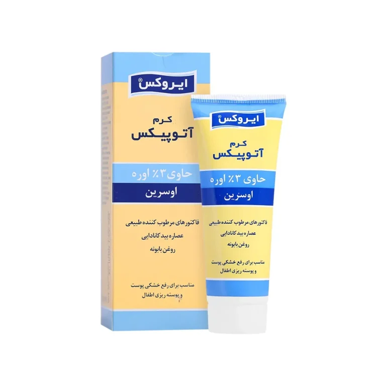 کرم نرم کننده کودک آتوپیکس ایروکس حاوی 3% اوره وزن 75 گرم