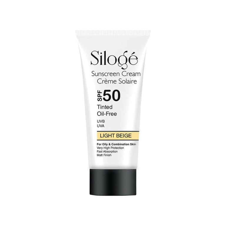 کرم ضد آفتاب مینرال فاقد چربی SPF 50 سیلوژه با پوشانندگی ملایم حجم 40 میلی لیتر – بژ روشن