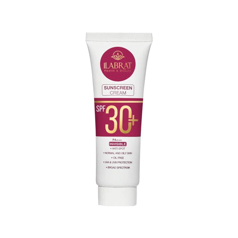 کرم ضد آفتاب و ضد لک فاقد چربی SPF 30 ایلابرت مناسب پوست های نرمال و چرب حجم 40 میلی لیتر – بی رنگ