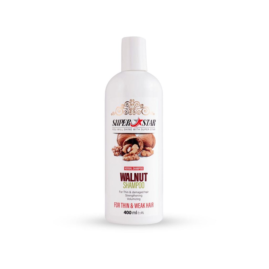 شامپو سوپر استار مدل Walnut حجم 400 میلی لیتر