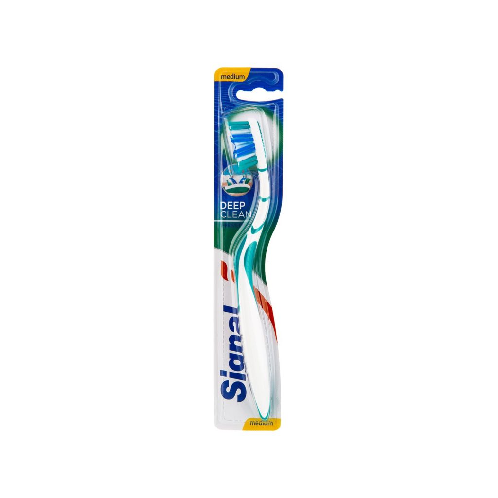 مسواک متوسط سیگنال مدل Deep Clean – سبزآبی