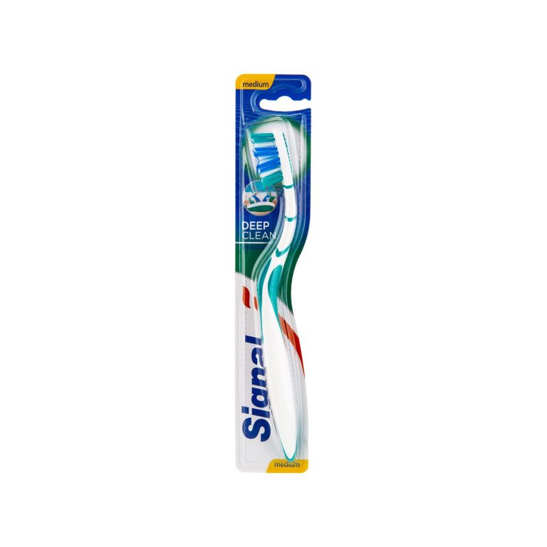 مسواک متوسط سیگنال مدل Deep Clean – سبزآبی