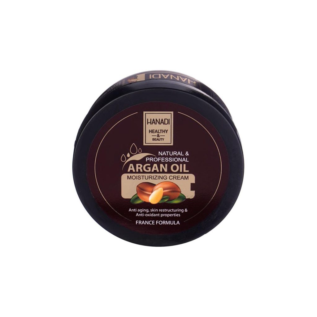 کرم مرطوب کننده دست و بدن هانادی مدل Argan Oil حجم 200 میلی لیتر