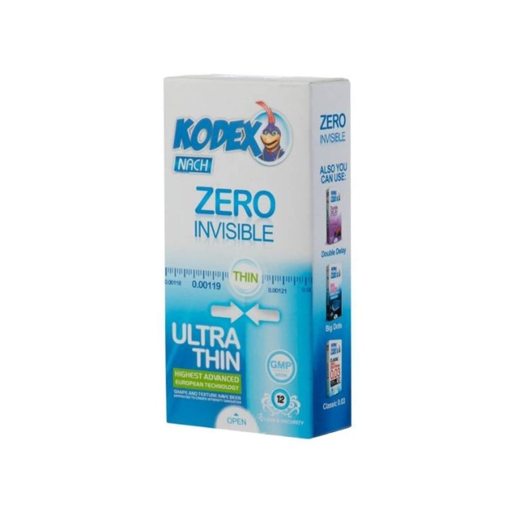 کاندوم کدکس مدل Zero بسته 12 عددی