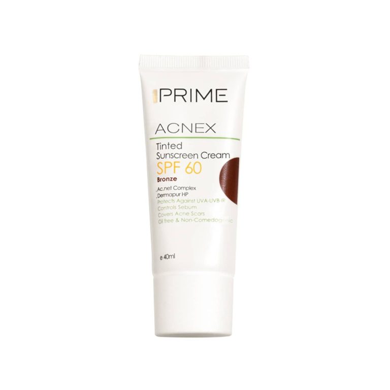 کرم ضد آفتاب Acnex پرایم SPF 60 مناسب پوست چرب حجم 40 میلی لیتر – برنز