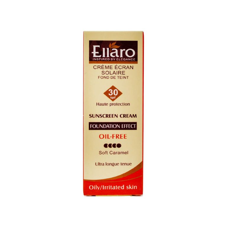 کرم ضد آفتاب کرم پودری فاقد چربی SPF 30 الارو حجم 10 میلی لیتر مجموعه 2 عددی – کاراملی