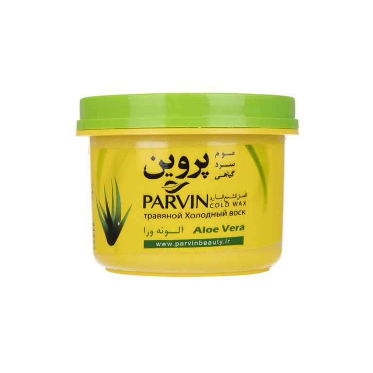 موم سرد اپیلاسیون پروین مدل Aloevera وزن 280 گرم همراه با جعبه