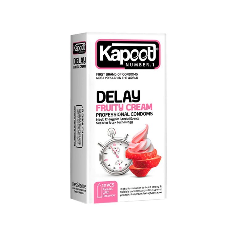 کاندوم تاخیری کاپوت مدل Fruity Cream بسته 12 عددی