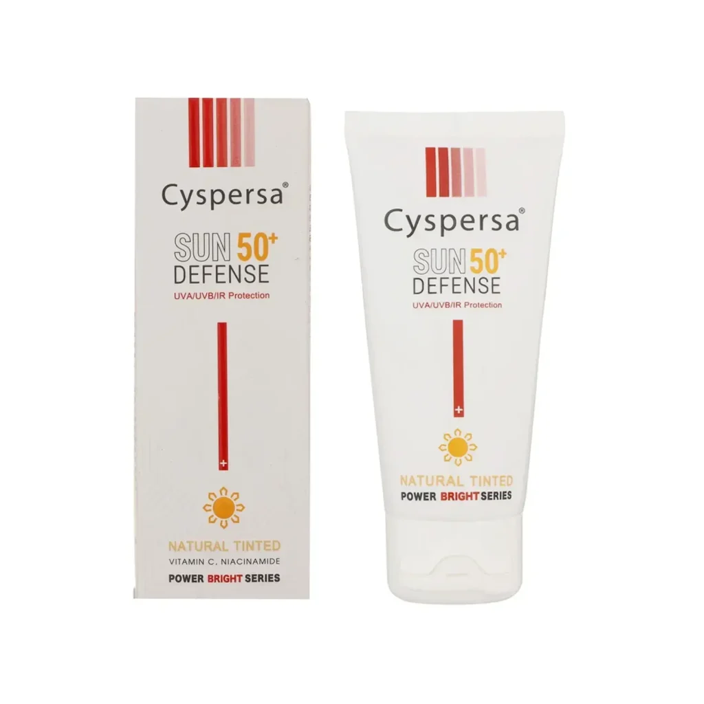 کرم ضد آفتاب رنگی SPF50 سیسپرسا حجم 50 میلی لیتر