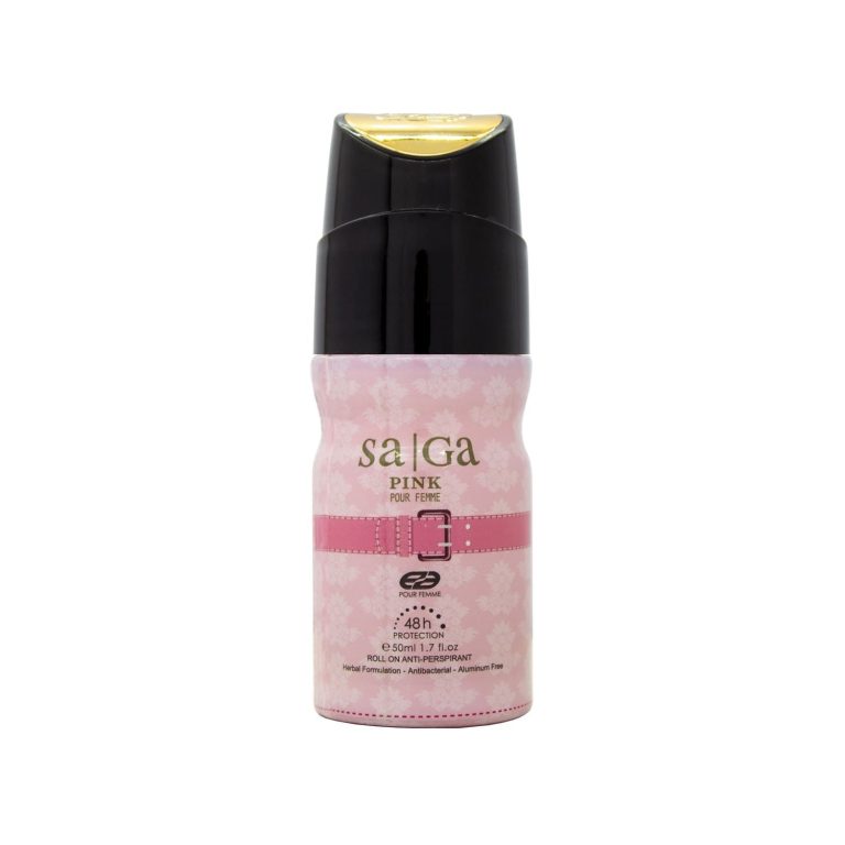 مام رول ضد تعریق زنانه عماد آرا مدل Saga Pink حجم 50 میلی لیتر