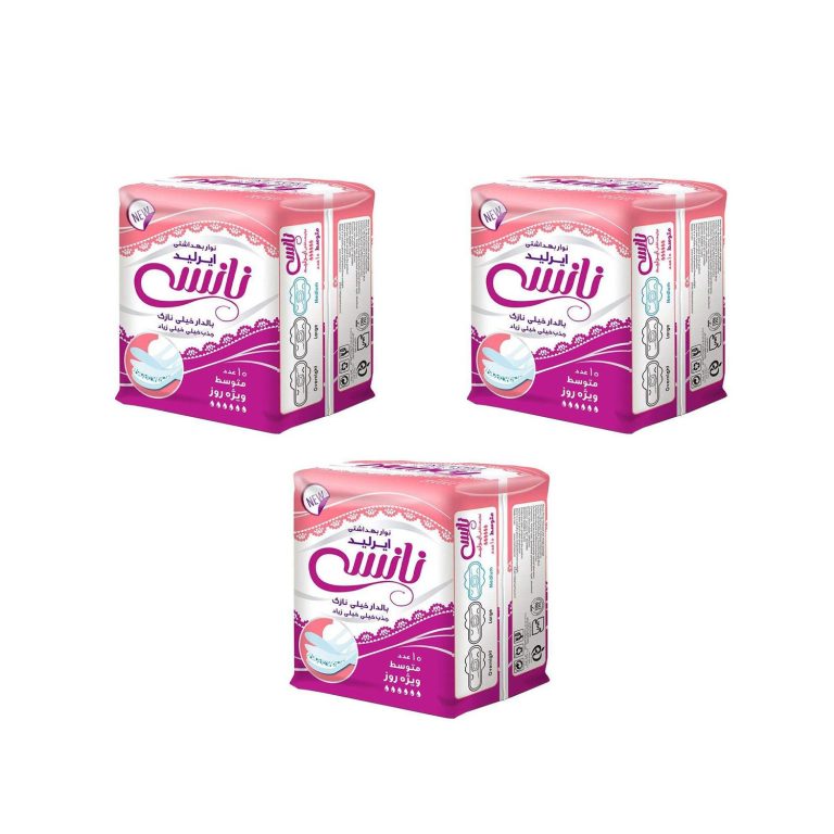 نوار بهداشتی بالدار نانسی مدل Air Laid ویژه روز بسته 10 عددی – پکیج 3 عددی