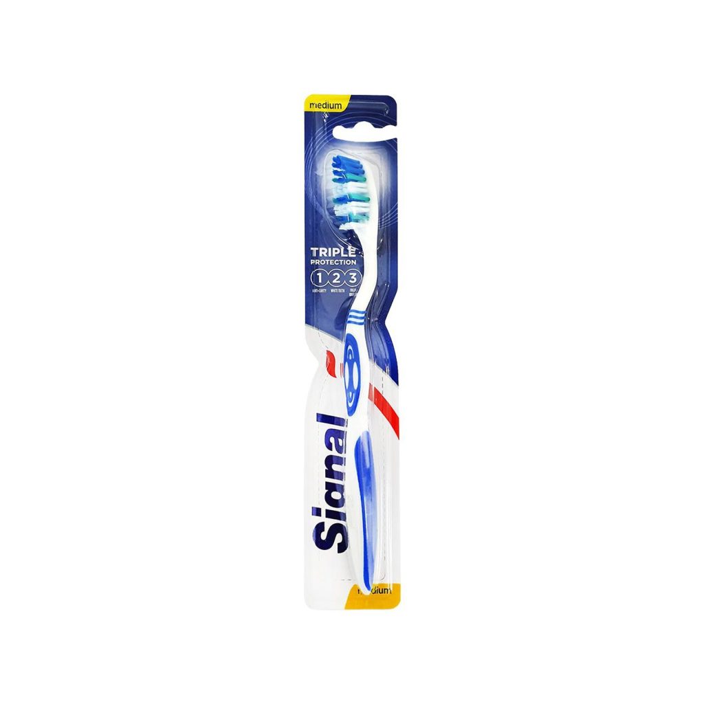 مسواک سیگنال مدل Triple Protection – آبی