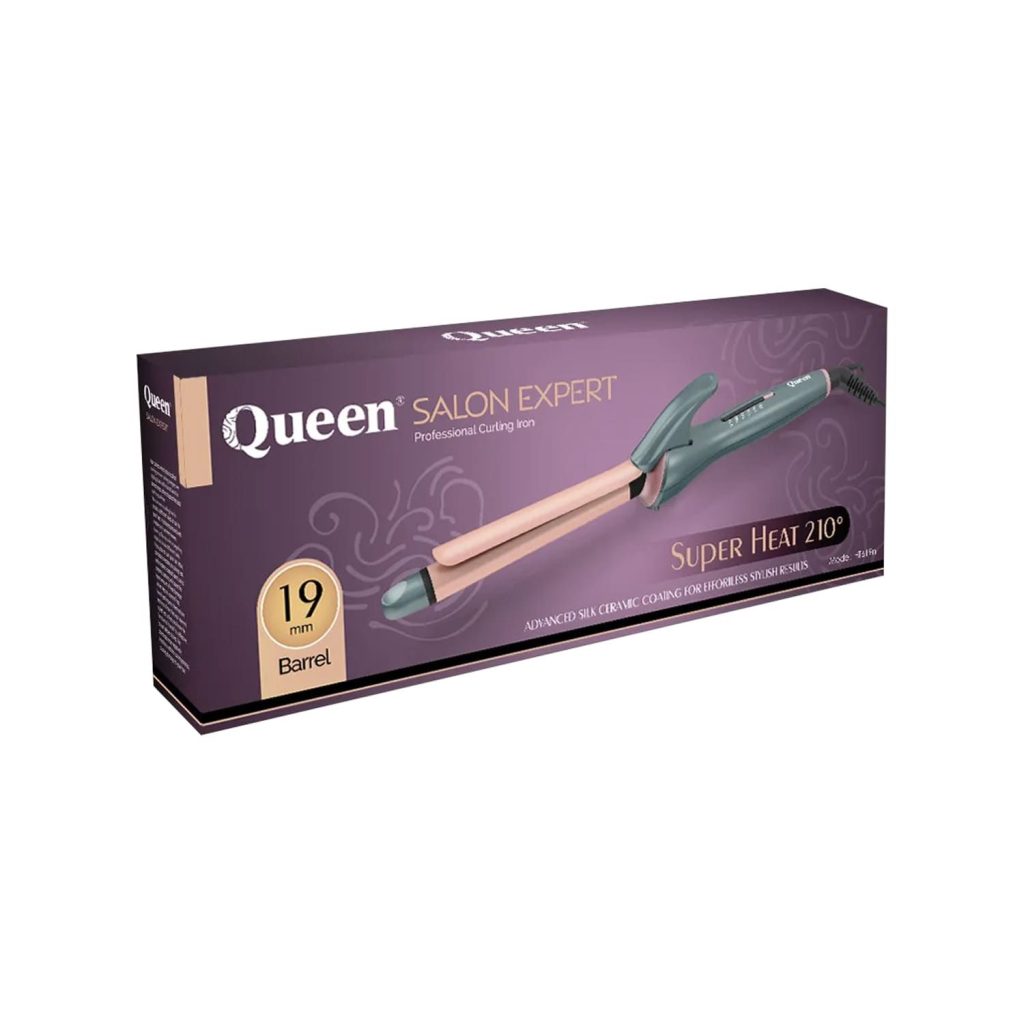فر کننده مو سرامیک کویین سایز 19 مدل HT619N