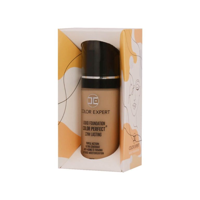 کرم پودر 12 ساعته کالر اکسپرت مدل Color Perfect SPF30 حجم 30 میلی لیتر – کاراملی
