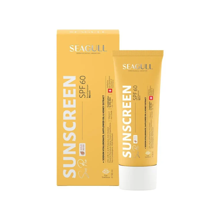 کرم ضد آفتاب فاقد چربی سی گل Sunpro SPF 60 حجم 50 میلی لیتر – بژ طلایی