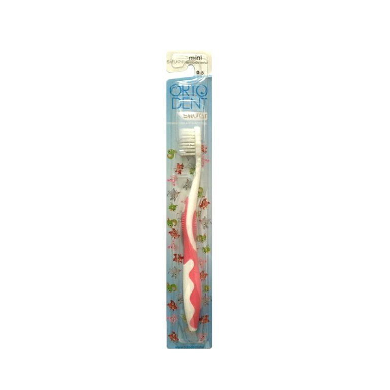 مسواک ارتودنت مدل Silver Mini مناسب 0 تا 5 سال – رنگ صورتی
